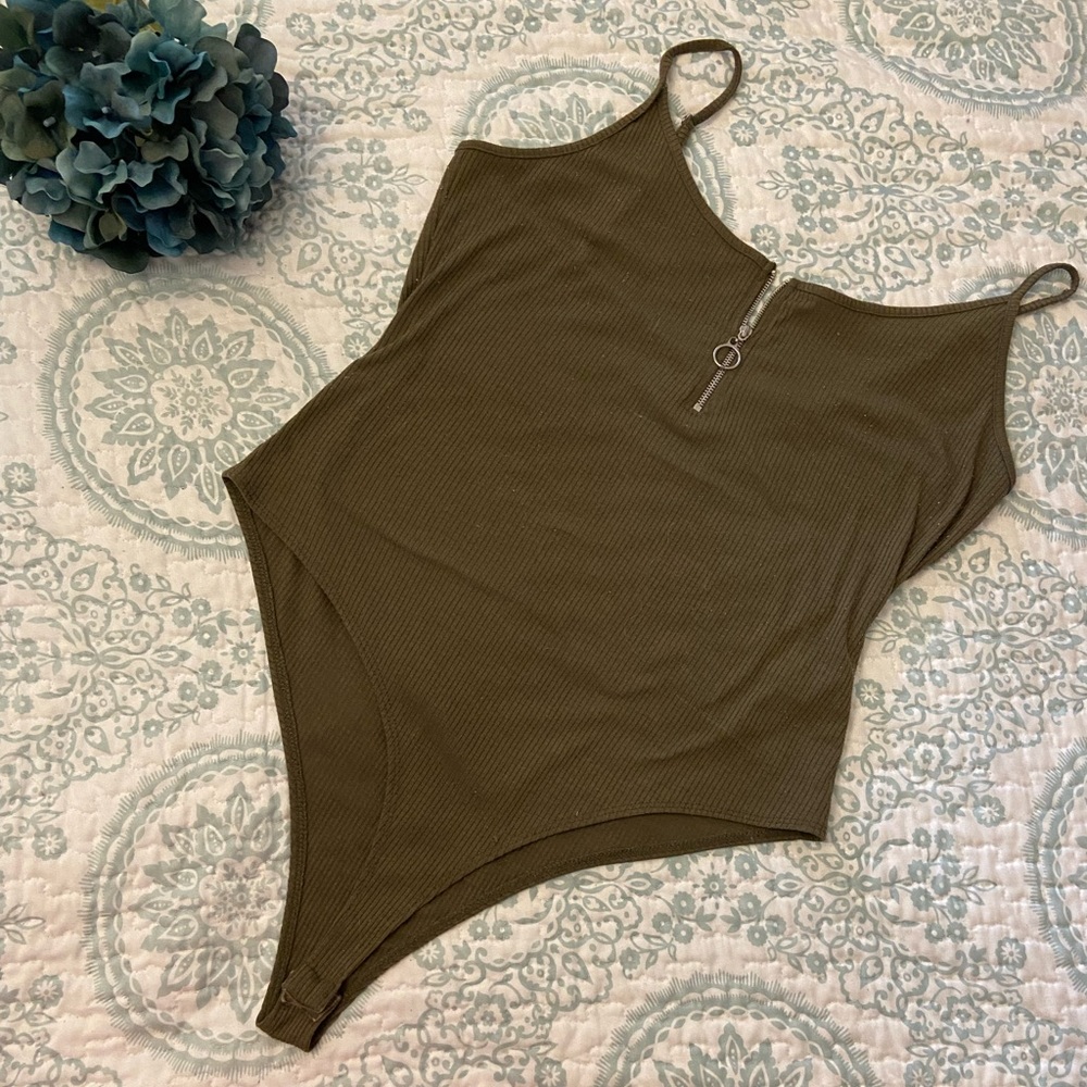 Army Green Bodysuit